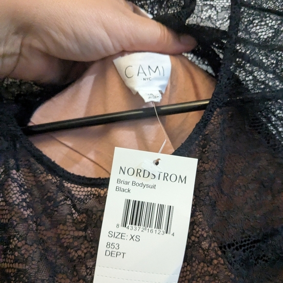 NWT Cami NYC Balloon Sleeve Lace Bodysuit - Picture 4 of 6